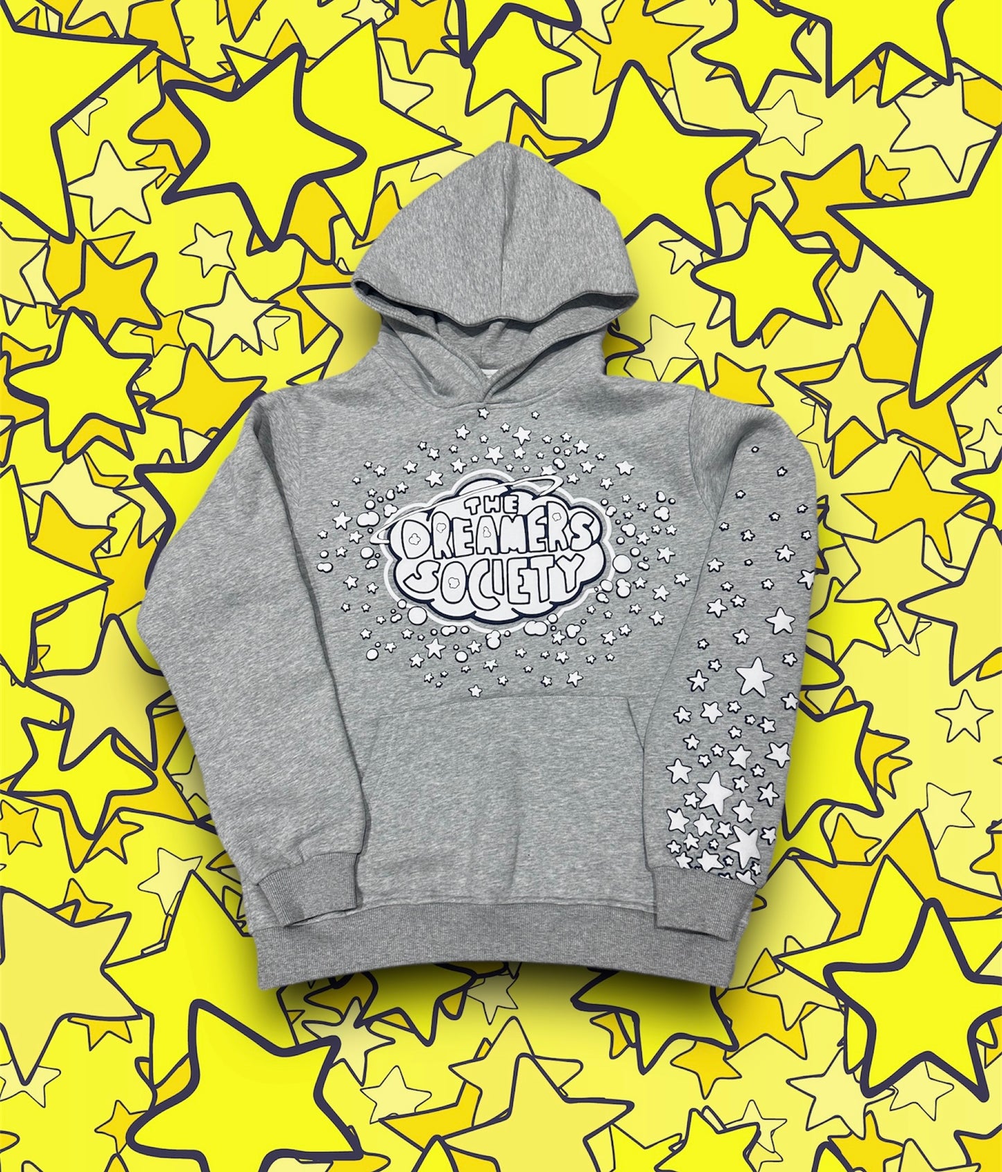 Grey Astro Pull - Over Hoodie