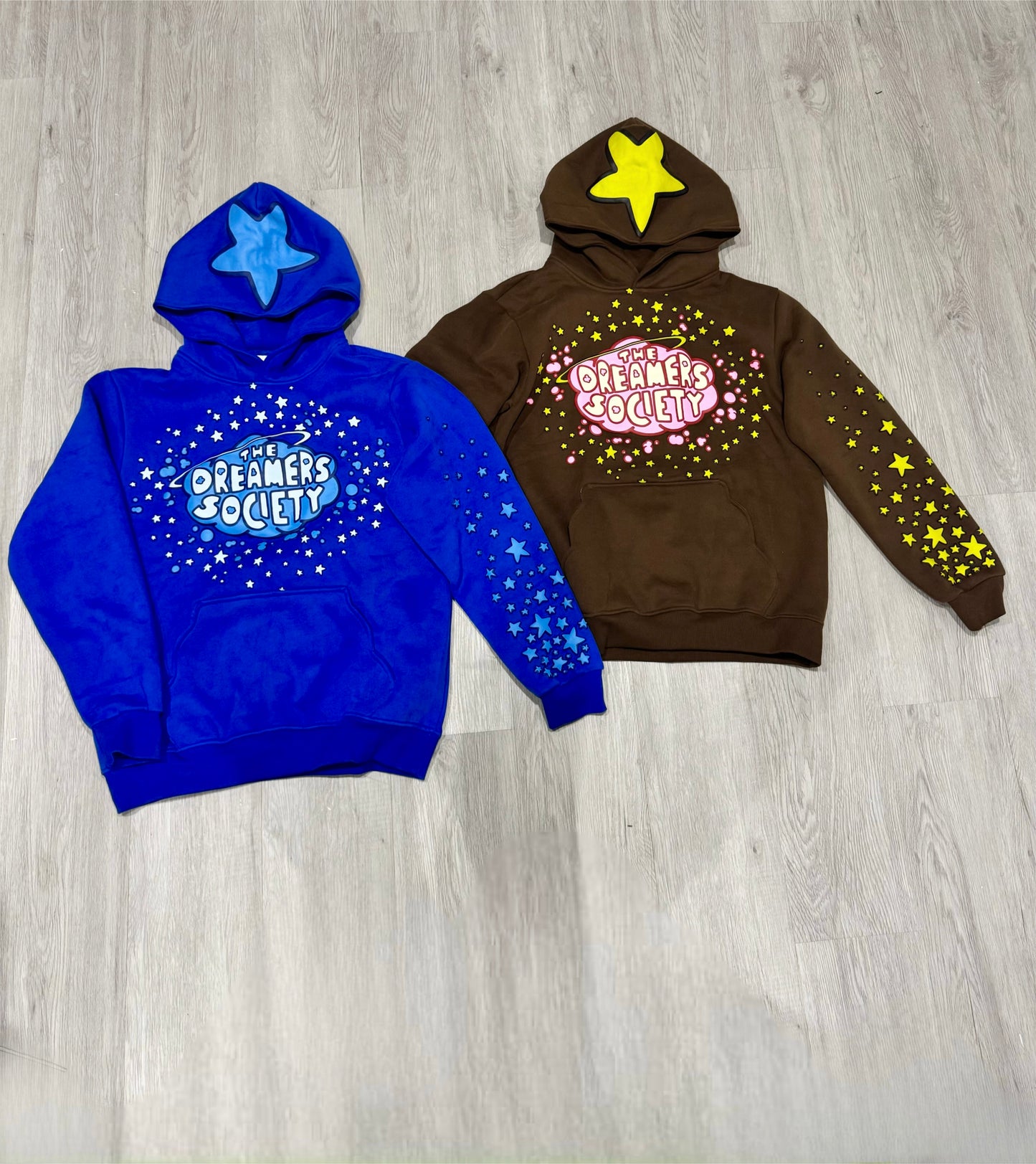 Blue/Brown Astro Pull-Over Hoodie